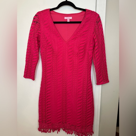 Lilly Pulitzer Dresses & Skirts - Lilly Pulitzer Seminole Dress- pomegranate- XS!